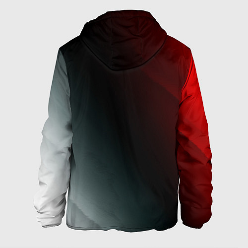 Мужская куртка Apivas - Абстракция / 3D-Белый – фото 2