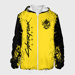 Куртка с капюшоном мужская CYBERPUNK 2077 КИБЕРПАНК 2077, цвет: 3D-белый