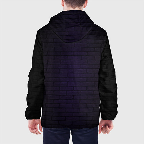 Мужская куртка UNDERTALE PURPLE HEART / 3D-Черный – фото 4