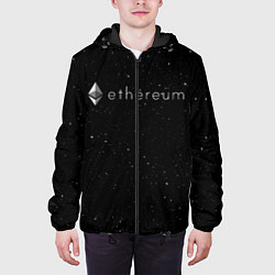 Куртка с капюшоном мужская Ethereum, цвет: 3D-черный — фото 2