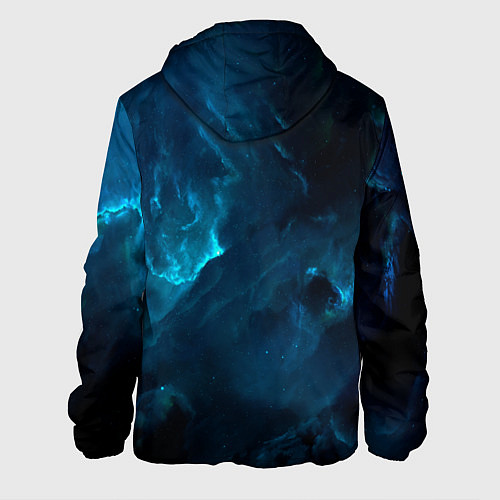 Мужская куртка Котик Космонавт / 3D-Белый – фото 2