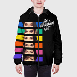 Куртка с капюшоном мужская Семейство Кардашьян, цвет: 3D-черный — фото 2