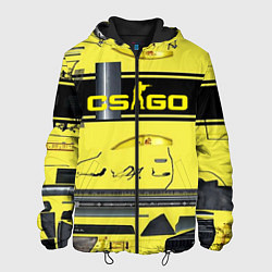 Куртка с капюшоном мужская CS GO YELLOW SKIN, цвет: 3D-черный