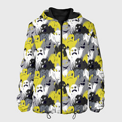 Куртка с капюшоном мужская Привидения, цвет: 3D-черный
