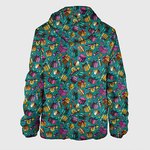 Мужская куртка День Рождения / 3D-Белый – фото 2