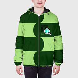 Куртка с капюшоном мужская В поисках QR, цвет: 3D-черный — фото 2