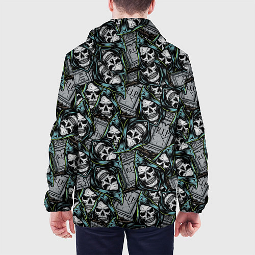 Мужская куртка Смерть / 3D-Черный – фото 4