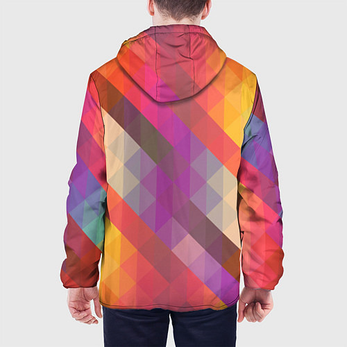 Мужская куртка Vivid gradient / 3D-Черный – фото 4