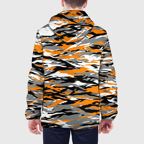 Мужская куртка Тигровый камуфляж / 3D-Черный – фото 4
