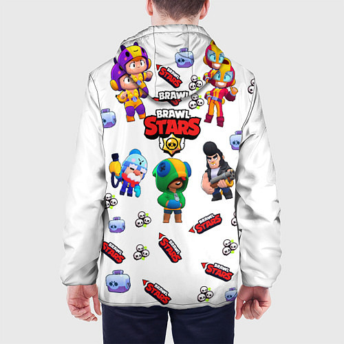 Мужская куртка BRAWL STARS STICKERBOMBIG / 3D-Черный – фото 4