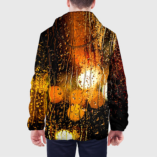 Мужская куртка В городе дождь / 3D-Черный – фото 4