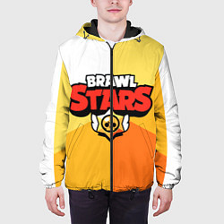 Куртка с капюшоном мужская BRAWL STARS - БРАВЛ СТАРС, цвет: 3D-черный — фото 2