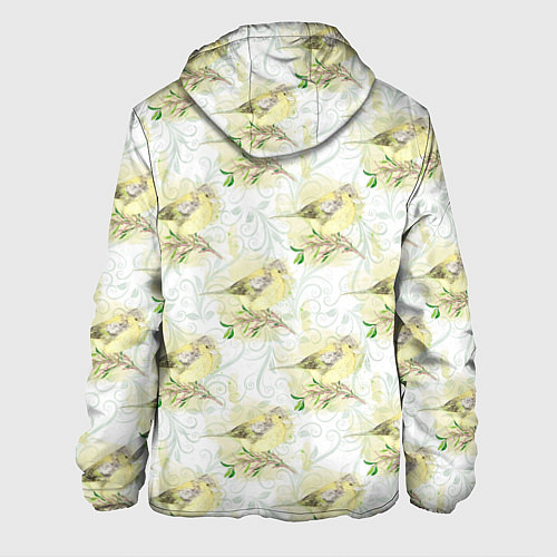 Мужская куртка Маленькие птички / 3D-Белый – фото 2