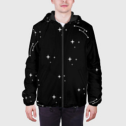 Куртка с капюшоном мужская ПАЙМОН ГЕНШИН PAIMON, цвет: 3D-черный — фото 2