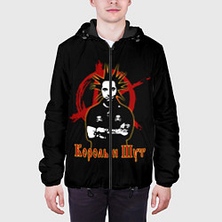 Куртка с капюшоном мужская Король и Шут анархия, цвет: 3D-черный — фото 2