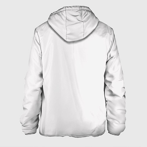 Мужская куртка Игра в кальмара: Маска квадрат / 3D-Белый – фото 2