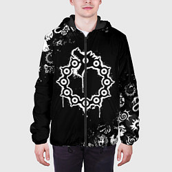 Куртка с капюшоном мужская 7 СМЕРТНЫХ ГРЕХОВ МЕЛОДИАС СИМВОЛ ДРАКОН, цвет: 3D-черный — фото 2