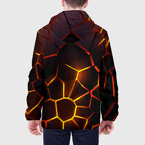 Мужская куртка Митсубиси подсветка 3D плит / 3D-Черный – фото 4