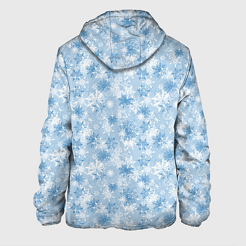 Мужская куртка Морозное Снежное Утро / 3D-Белый – фото 2