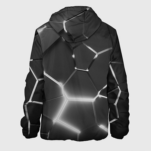 Мужская куртка AUDI GREY 3D ПЛИТЫ / 3D-Белый – фото 2