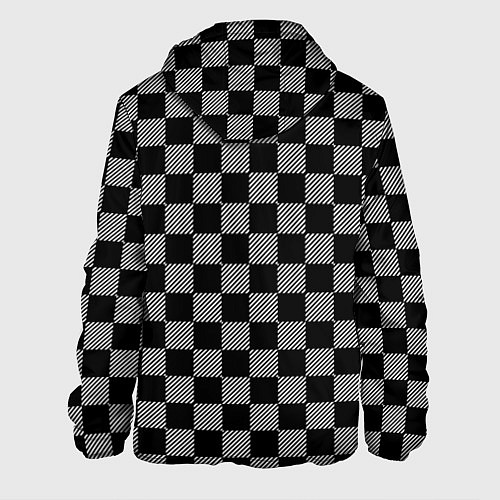 Мужская куртка Шахматные Клетки / 3D-Белый – фото 2