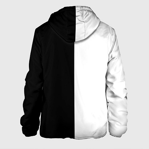 Мужская куртка The Beatles черно - белый партер / 3D-Белый – фото 2
