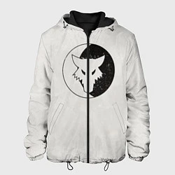 Куртка с капюшоном мужская Лунные волки ранний лого цвет легиона, цвет: 3D-черный