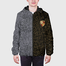 Куртка с капюшоном мужская Полярность металлических цветов, цвет: 3D-черный — фото 2