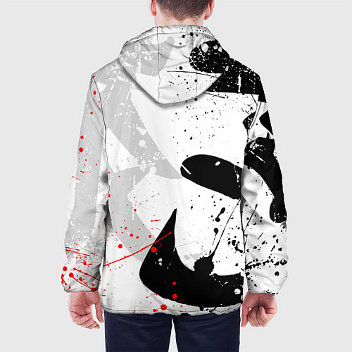 Мужская куртка GHOST OF TSUSHIMA ПРИЗРАК ЦУСИМЫ БЕЛЫЙ / 3D-Черный – фото 4