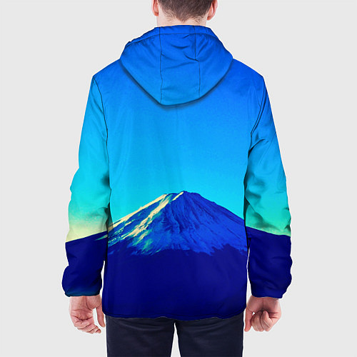 Мужская куртка Магадан герб / 3D-Черный – фото 4