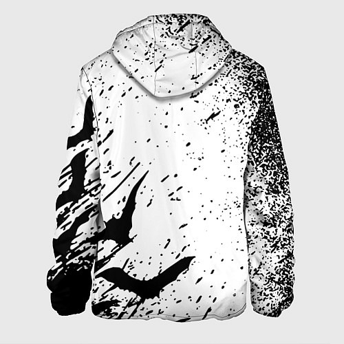 Мужская куртка Берсерк: Гранж / 3D-Белый – фото 2