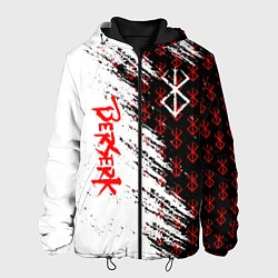 Куртка с капюшоном мужская Berserk Anime, цвет: 3D-черный