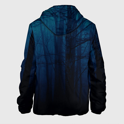 Мужская куртка Gloomy forest / 3D-Черный – фото 2