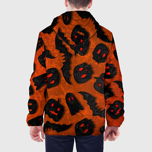 Мужская куртка Halloween print / 3D-Черный – фото 4