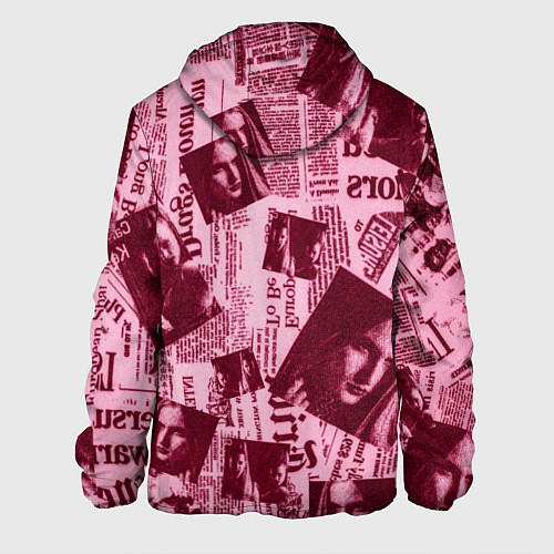 Мужская куртка Newspaper fashion / 3D-Черный – фото 2