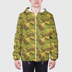 Куртка с капюшоном мужская Мозги камуфляж, цвет: 3D-белый — фото 2