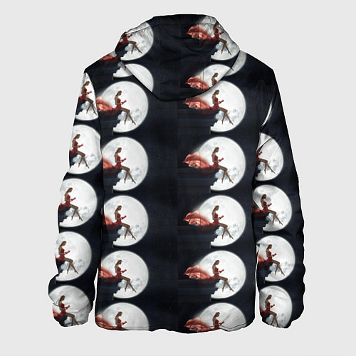 Мужская куртка Лунная девушка / 3D-Белый – фото 2