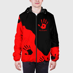 Куртка с капюшоном мужская WE KNOW RED LOGO, цвет: 3D-черный — фото 2