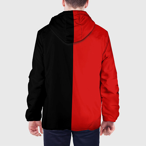 Мужская куртка DUCATI BLACK RED BACKGROUND / 3D-Черный – фото 4