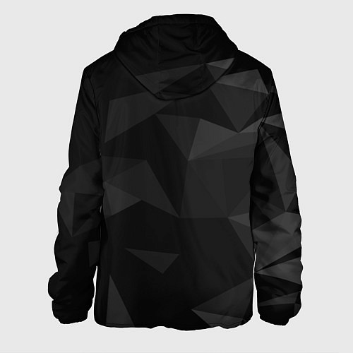 Мужская куртка Опель, Opel геометрия / 3D-Черный – фото 2