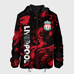 Куртка с капюшоном мужская Ливерпуль, Liverpool, цвет: 3D-черный