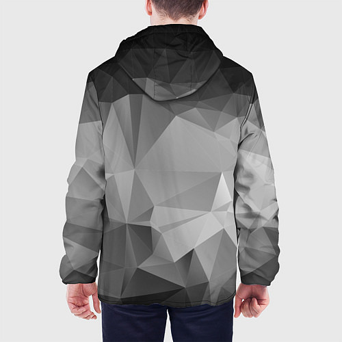 Мужская куртка Chevrolet Geometry / 3D-Черный – фото 4