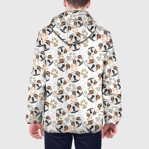 Мужская куртка Английский Бульдог Bulldog / 3D-Черный – фото 4