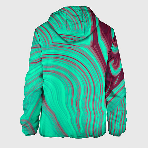 Мужская куртка Зеленый прилив / 3D-Белый – фото 2