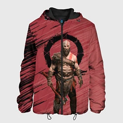 Куртка с капюшоном мужская Кратос God of War, цвет: 3D-черный