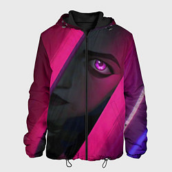 Куртка с капюшоном мужская Jinx Arcane League of Legends, цвет: 3D-черный