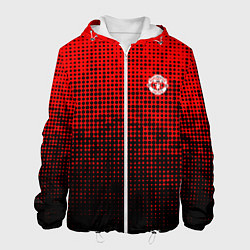 Куртка с капюшоном мужская MU red-black, цвет: 3D-белый