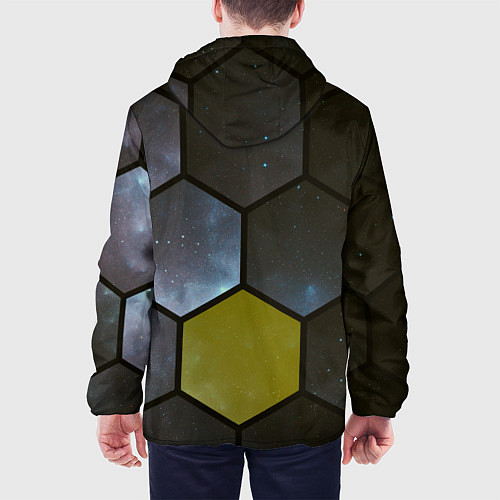Мужская куртка JWST space cell theme / 3D-Черный – фото 4