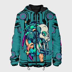 Куртка с капюшоном мужская Cyberpunk 2077!, цвет: 3D-черный