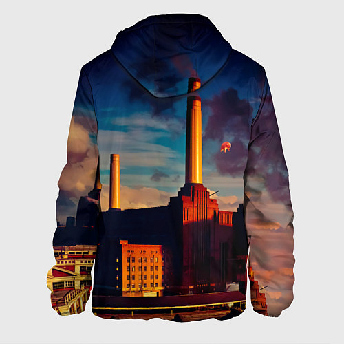 Мужская куртка Animals - Pink Floyd / 3D-Белый – фото 2